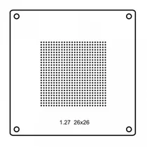 Bga Stencil Universal 26X26 1.27 B-0.60