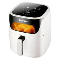 Fritadeira Eletrica Interbras Air Fryer S20BR / 7 Litros / 1500W / 110V - Branco
