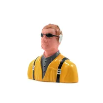 Piloto 1/7 Civilian Helm Headpho HAN9111