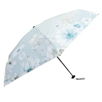 Sombrinha Guarda-Chuva Desenho Azul Claro 18CM Feichado 90CM Circuferencia