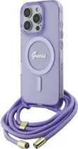 Capa com Cordão Guess para iPhone 16 GUHMP16SHCTSGNSU - Violet
