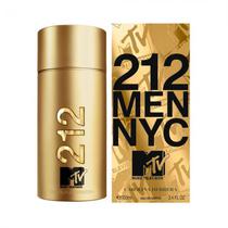 Perfume Carolina Herrera 212 Men NYC MTV Edt Masculino 100ML