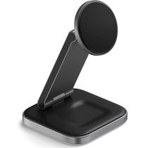 Base de Carga Satechi ST-Q31FM-Ea 3 En 1 Foldable QI2 Wireless Charging Stand - Black