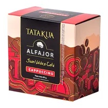 Alfajor Tatakua Recheado com Creme de Café Juan Valdez Cobertura Chocolate Branco 80G