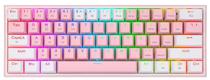 Teclado Gaming Redragon K616-RGB Fizz Pro Rosa (Ingles - 3 Modos)