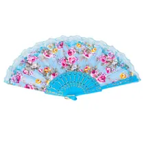 Leque Azul Floral 2X1