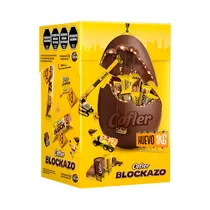 Huevo de Pascua Cofler Blockazo Chocolate Con Leche 1KG