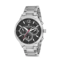 Relógio Analógico Masculino Daniel Klein Exclusive DK12137-2 - Prata e Preto