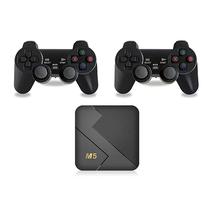 Game Stick TV Box M5 Android TV / 10K / 2.4G / com + 20000 Jogos - Preto