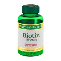 Biotin Nature's Bounty 500MCG 150 Softgels