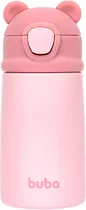 Garrafinha Parede Dupla Ursinho Rosa Buba - 18077