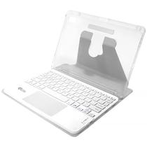 Capa + Teclado Magnetico para iPad 10 de 10.9" 4LIFE FL109360CTG - Cinza/Branco/Transparente (Ingles)