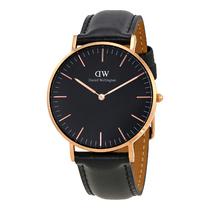 Relogio Analogico Feminino Daniel Wellington Classic Sheffield DW00100139 - Preto/Dourado