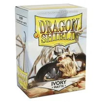 Dragon Shield Sleeves Standard-Matte Ivory (100CT.) 1017