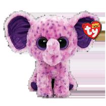 TY Peluches TY Beanie Boos Eva Elefante Purpura Tela Poliester 3 Anos + Multicolor