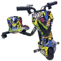 Triciclo Eletrico HYE-TR01 6.5" - Yellow Graffiti