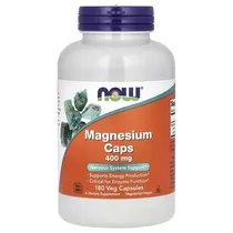 Now Magnesium 400 MG 180 Cápsulas