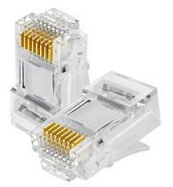 Conector RJ45 HLD Cat 5 Transparente (Vendido Por Unidade)