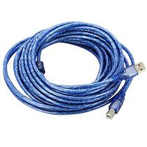 Cabo USB p/ Impresora 10M 2.0 Azul