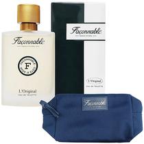 Perfume Masculino Faconnable L Original Edp 90 ML + Necessaire