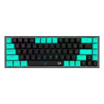 Teclado Redragon K631RGB-Pro-BG Castor Mecani B/G Black/Green