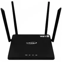 Roteador Wireless Iuron 1800 Dual Band 574 +1201 MBPS - Preto
