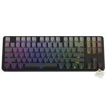 Teclado Gamer Mecanico Redragon K707SP-RGB-Pro Star Blade Pro Wireless / RGB / Ingles - Preto / Cinza