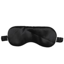 Cala Mascara p/Dormir Leep Mask Negro Elastico Oscuridad Total: Disenada para Bloquear La Luz, Ay Negro