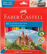 Faber Castell Lapiz Con Caja Carton 48 Colores Rojo