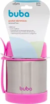Pote Térmico com Colher Buba - 15358 (Rosa)