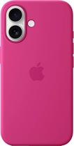 Case Apple para iPhone 16 MYY53ZM/A - Silicone Case Magsafe Fuchsia