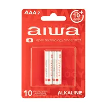 Pilha Aiwa Alkaline AWBAPLR03P21 - AAA - 2 Unidades