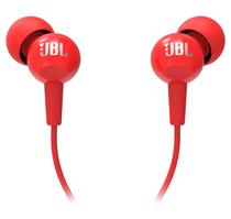 Fone de Ouvido JBL C100SI / com Fio - Vermelho