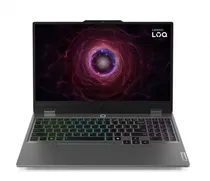 Notebook Lenovo Loq 15ARP9 (83JC00CTIN), AMD Ryzen 7 7435HS 3.1GHZ (4.50GHZ), 24GB Ram, 512GB SSD, Tela 15.6" Full HD (1920X1080) Ips 144HZ, Geforce RTX4050 6GB, Windows 11 Home, Inglês, Luna Cinza