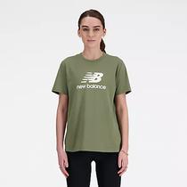 Camiseta Deportivo Femenino New Balance Sport Essentials Jersey Logo Mangas Cortas