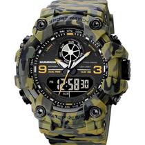 Hummer Reloj Camuflado Verde WH2-224051 Multifuncion