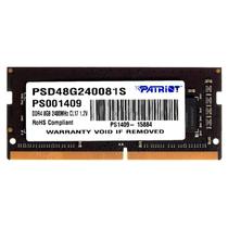 Memoria Ram Patriot Signature 8GB DDR4 2400MT/s para Notebook - PSD48G240081S