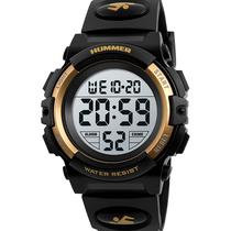 Hummer Reloj Goma Negro WH2-224009 Multifuncion