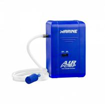 Marine Pesca Accesorios Air Pump MS-Sap Plastico A Pilas AA Azul