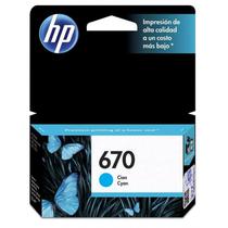 Tinta HP 670 Cyan CZ114AL 3,5ML