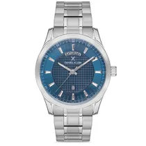 Relógio Masculino Daniel Klein DK.1.12578-4 Premium – Prata/Azul
