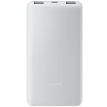 Carregador Portátil Xiaomi 22W Lite P16ZM 10.000 Mah 2 Saídas USB e USB-C - Cinza