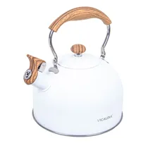 Chaleira de 2.5 Litros Inox - Branca