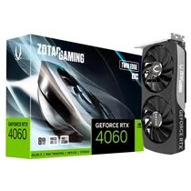 Placa de Vídeo RTX4060 8GB Zotac Twin Edge Oc Edition Black ZT-D40600H-10M P288-2N726-300Z
