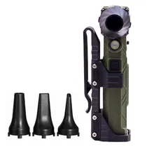 Soprador de Ar Eletrico Sem Fio F021 com Lanterna LED (7 Modos) / 8000MAH / 110000RPM / Recarregavel - Verde