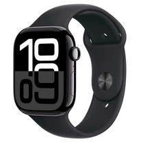 Apple Watch Series 10 MWWE3LW/A Caixa Aluminio 42MM Preto Brilhante - Esportiva Preto s/M