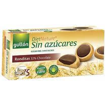 Biscoito Gullon Dietnature Ronditas Sem Acucar (16 Unidades) - 186G