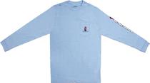 Outlet Camiseta Manga Longa Vineyard Vines Kids 3V012534 Masculina - Azul Ceu