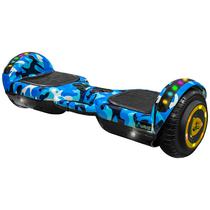 Scooter Eletrico Audisat 6.5" Bluetooth/Speaker/Bolsa - Camouflaged Blue