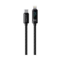 Cable Havit CB6246 USB-C A Lightning 1.2M Negro